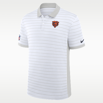 Chicago Bears Sideline Victory Stripe Men's Nike Dri-FIT NFL Polo